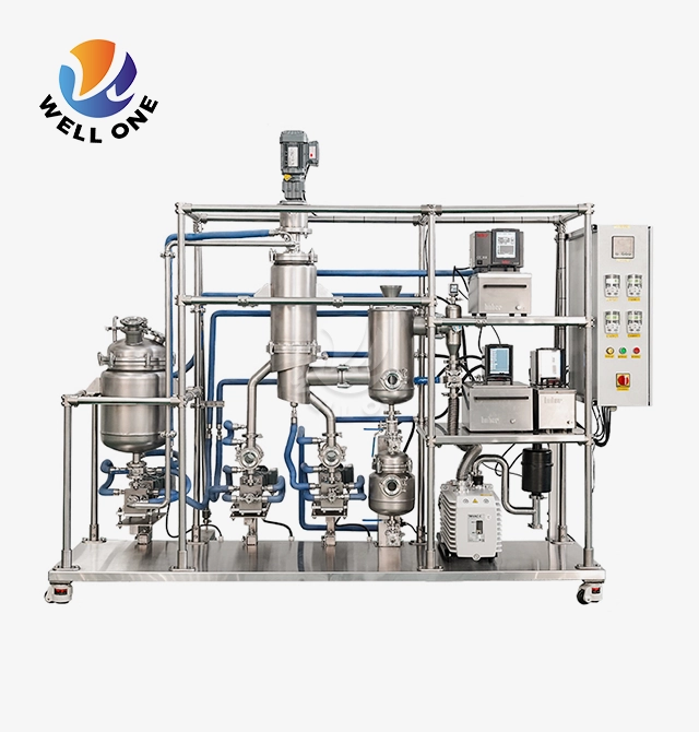 How does molecular distillation equipment work?